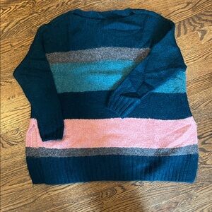 Lou & Grey Multicolor Striped Sweater